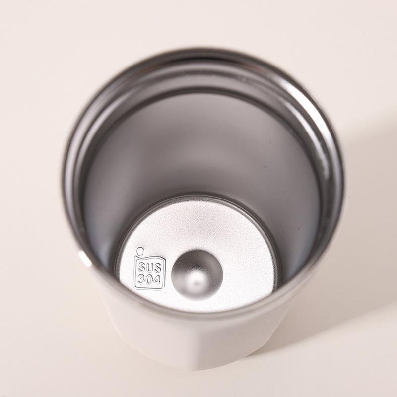 304 Stainless Steel Vacuum-Insulated Travel Coffee Cup with Lanyard for Hot and Cold Drinks