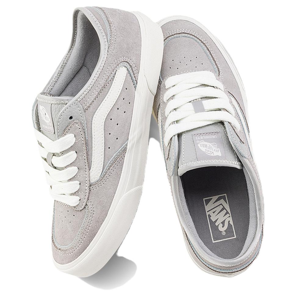 Vans Rowley Classic Comfortable Versatile Low-Top Skate Shoes Unisex Sneaker Light-Gray VN000SF46J6