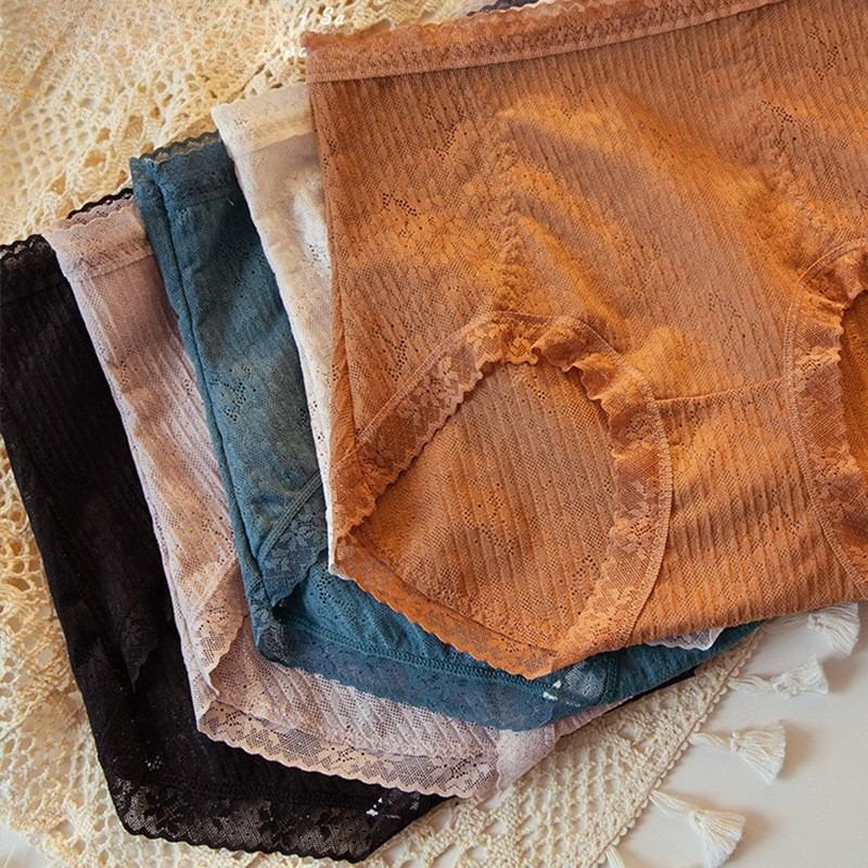 Sexy Soft Panties for Women Thin Breathable Mid-waist Pure Cotton Crotch Quick-drying Large Size Ladies Breathable Panties Hip Wrap