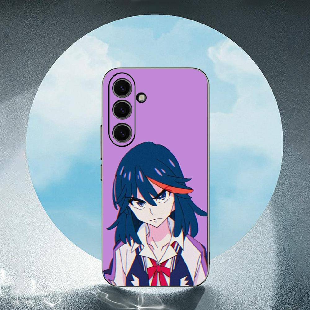 K-Kill La Kill For Samsung Galaxy S23 S24 S25 Ultra S22 Plus S21 Black Soft Case Waterproof Soft Case