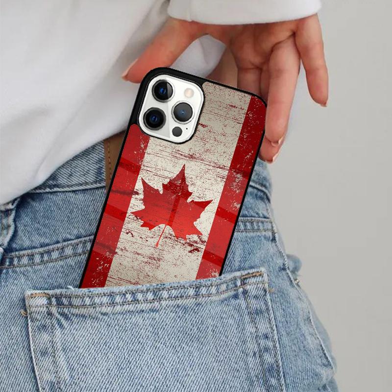 Canada Flag Phone Case Magesafe Magnetic Wireless Charge Cover For iPhone 17 Air 16 16e 11 12 13 14 15 Pro Max Plus