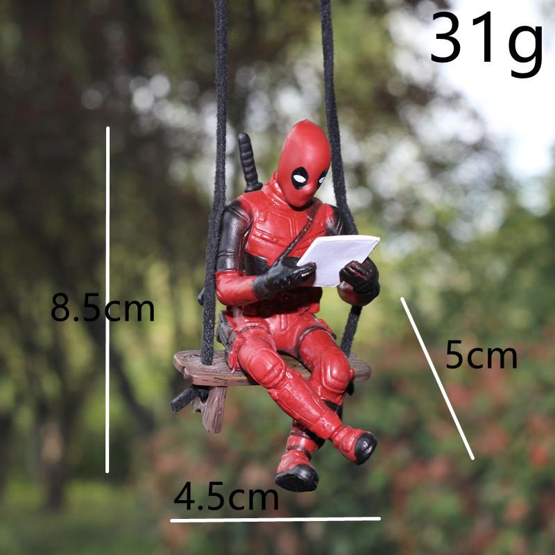 Cross-Border Car Pendant: New Deadpool Rearview Mirror Ornament