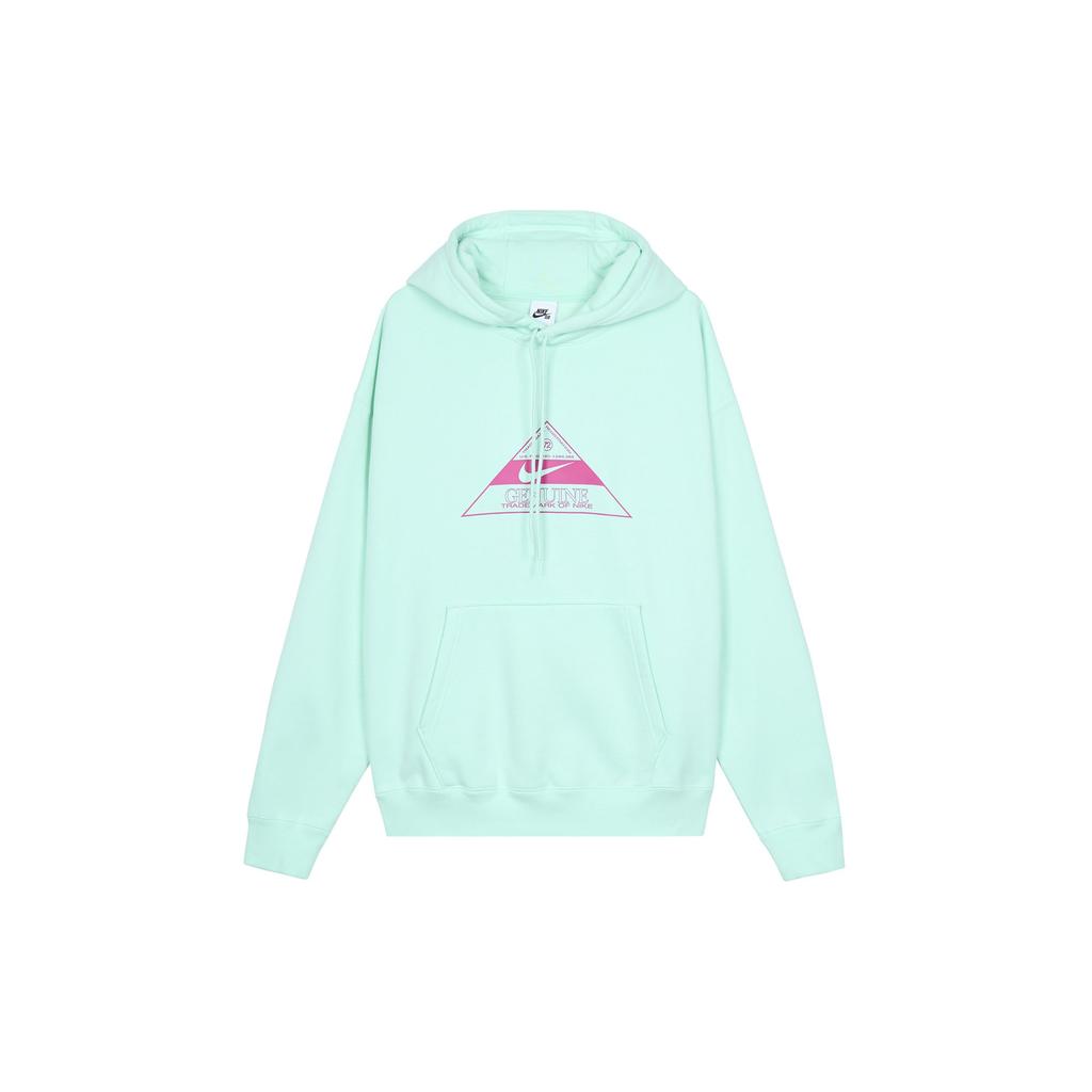 Nike Sweatshirts Unisex Mint Green Hooded Moderate Regular DR1039-379