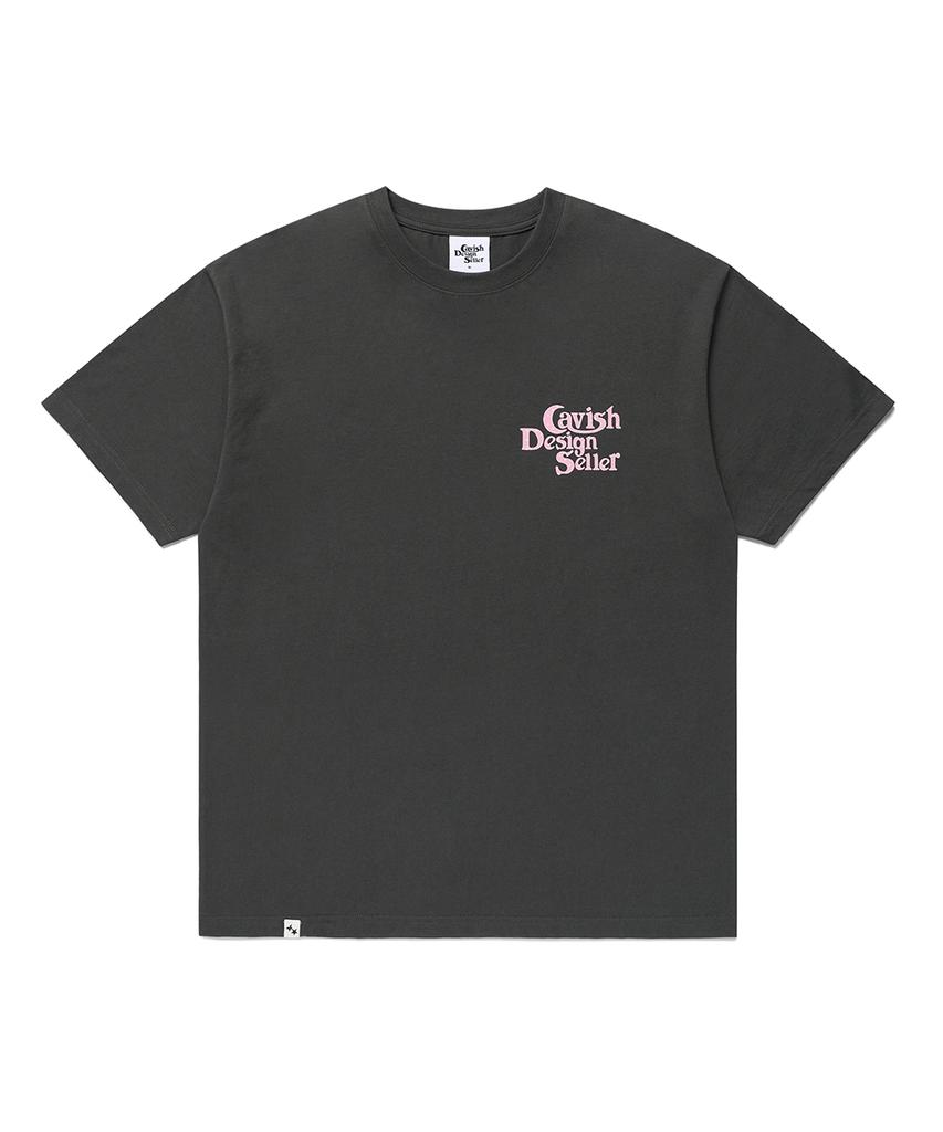 CAVISH Star Seller Logo Ss Tee Charcoal(Cv2Gmut527A)