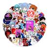 50 New Evangelion Graffiti Stickers Car Skateboard Refrigerator Suitcase Mobile Phone Decoration Stickers