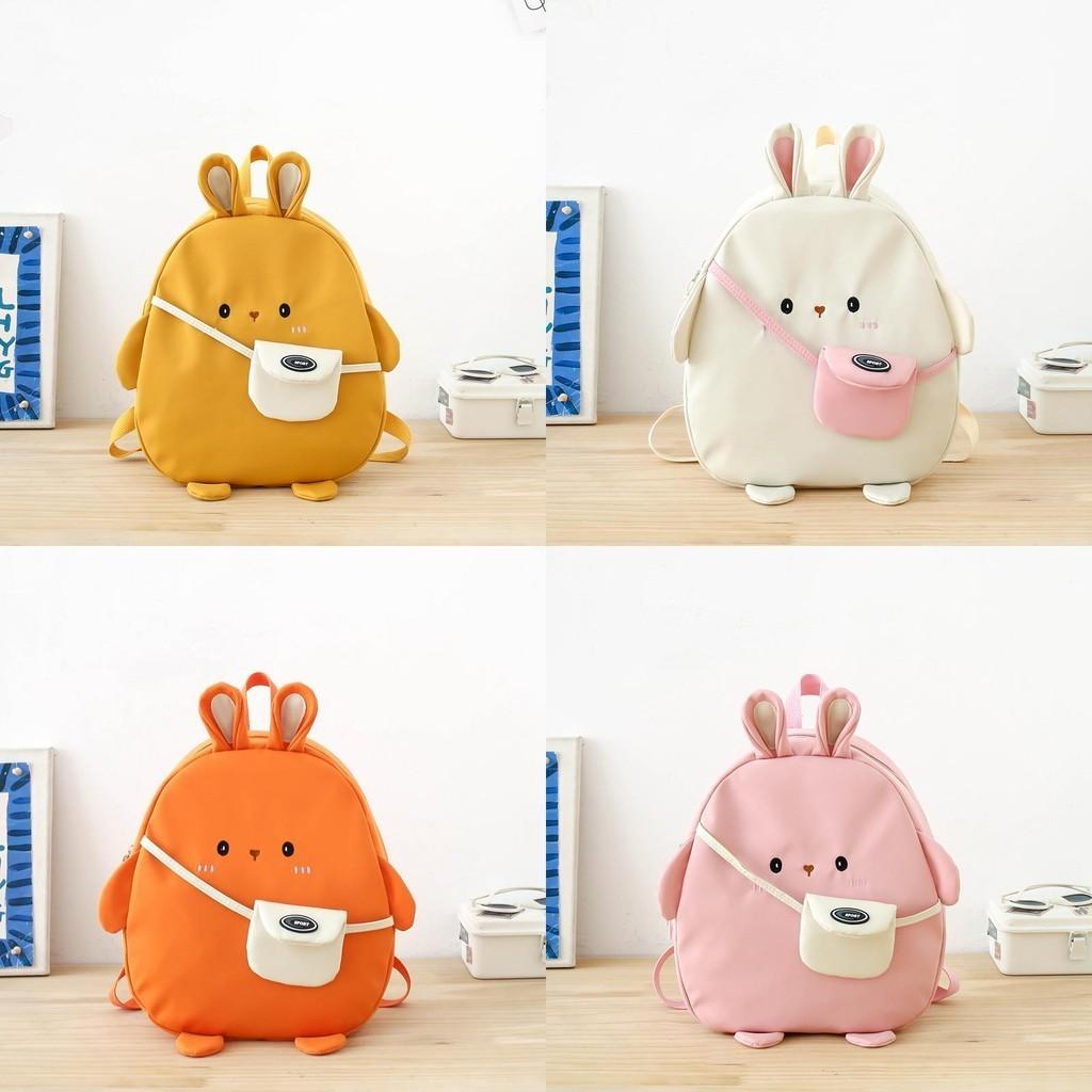 Charming Unisex Toddler Backpack Soft Polyester Lining Fun Animal Pattern School Bag