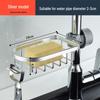 Huinizi Punch-Free Kitchen Faucet Storage Rack