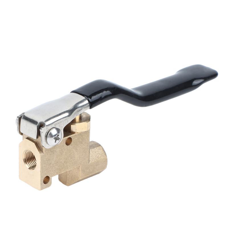 Soupape de contrôle de machine à vapeur Nettoyeur haute pression Soupape de contrôle en cuivre Interrupteur de contrôle du débit d'eau Soupape de pression en laiton Cuivre