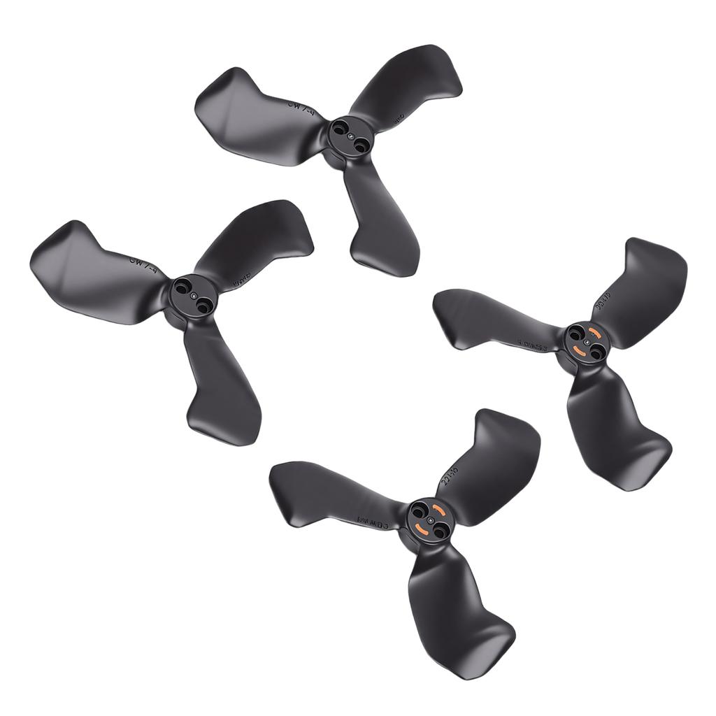 4PCS 3 Vanes Propellers Fit for DJI NEO 2 Drone PC Low Noise Drone Replacement Paddles Lightweight Extended Flight Time