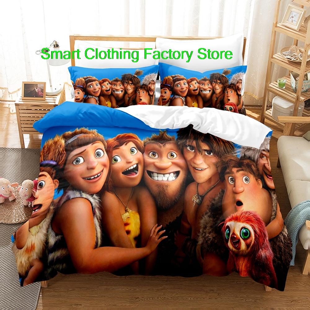 The Croods A New Age Bedding Set Single Twin Full Queen King Size Bed Set Teenagers Bedroom DuvetcoverSets Fashion Bed Sheet Set