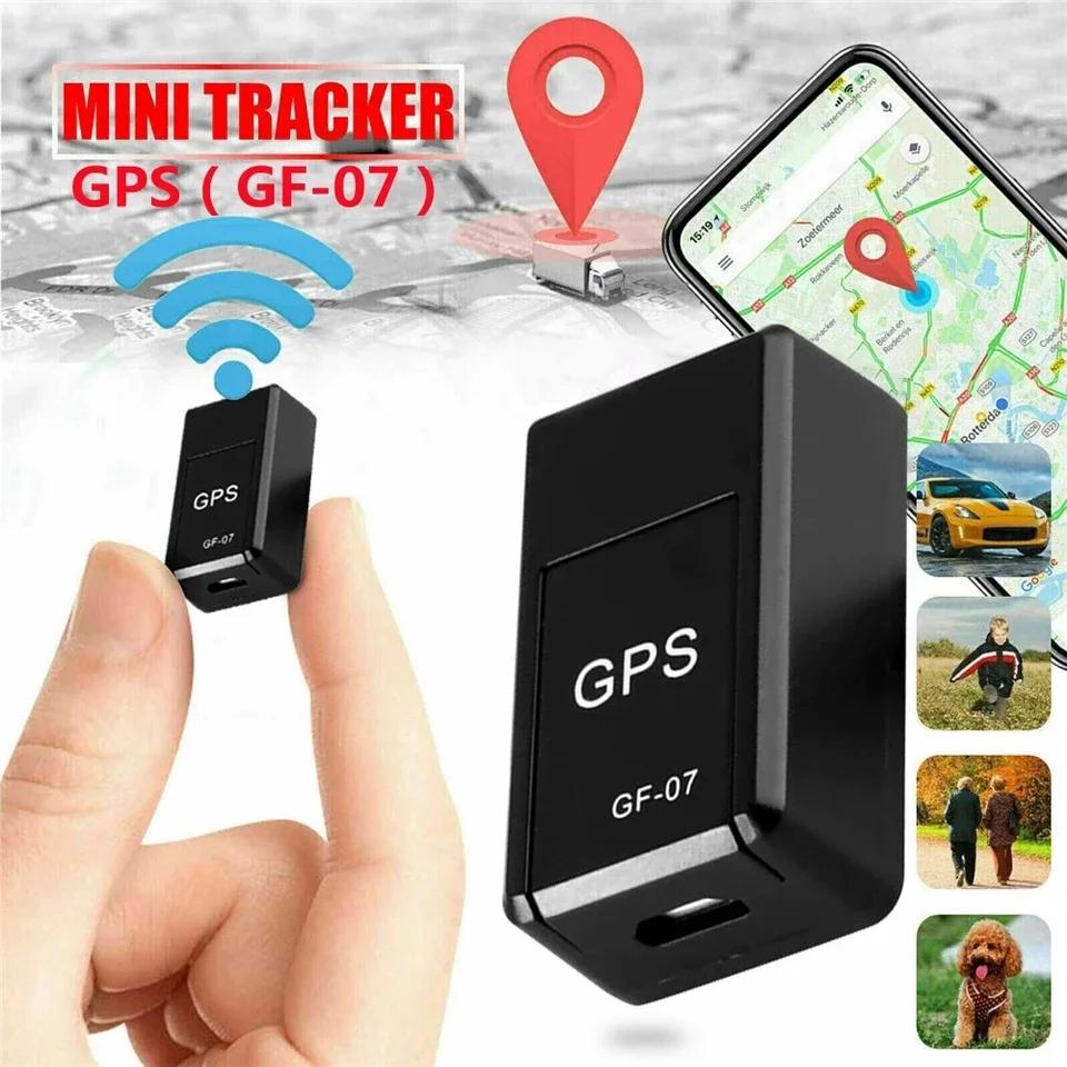 Mini GF-07 GPS bilsporing Sanntidssporing Anti-tyveri Anti-tapt nøkkel Kjæledyrsøker Sterk magnetisk feste SIM-meldingsposisjoner