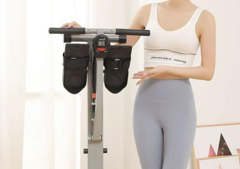 Magnetic Rowing Machine: Hydraulic, Water & Air Resistance Leg Strength Trainer for Family Fitness