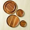 Acacia Wood Round Serving Tray