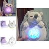 Interactive Cross-border Children's Animal Starry Sky Projector With Lights And Music Unicorn And Elephant Plush Toy