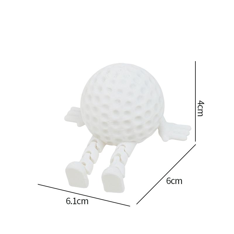 3D Printed Soccor 3D Printed Ball Ornament Desk Accessories Home Decor Soccer Game Gifts Funny Party Favors
