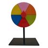 1Set Heavy Duty Editable Spin Wheel Color Roulette Wheel Tabletop Prize Wheel Dry Erase Spin Wheel Spinner Game