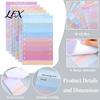 Planning Stationery Set Gradient Checklist Sticky Notepad, Self-stick To-do List Pads, Macaron Color Office Memo Tearable Planner Pad for Shopping