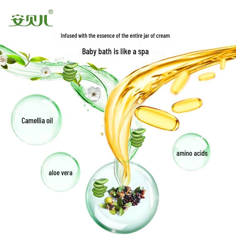 Anber Baby Camellia Oil Tear-Free Shampoo & Bath Wash