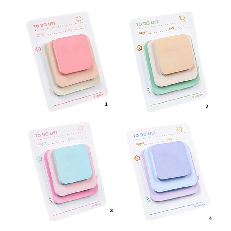 Adhesive Sticky Note Lovely Sticky Notes Aesthetic Memos Pad Colorful Note Pad School Office Supplies