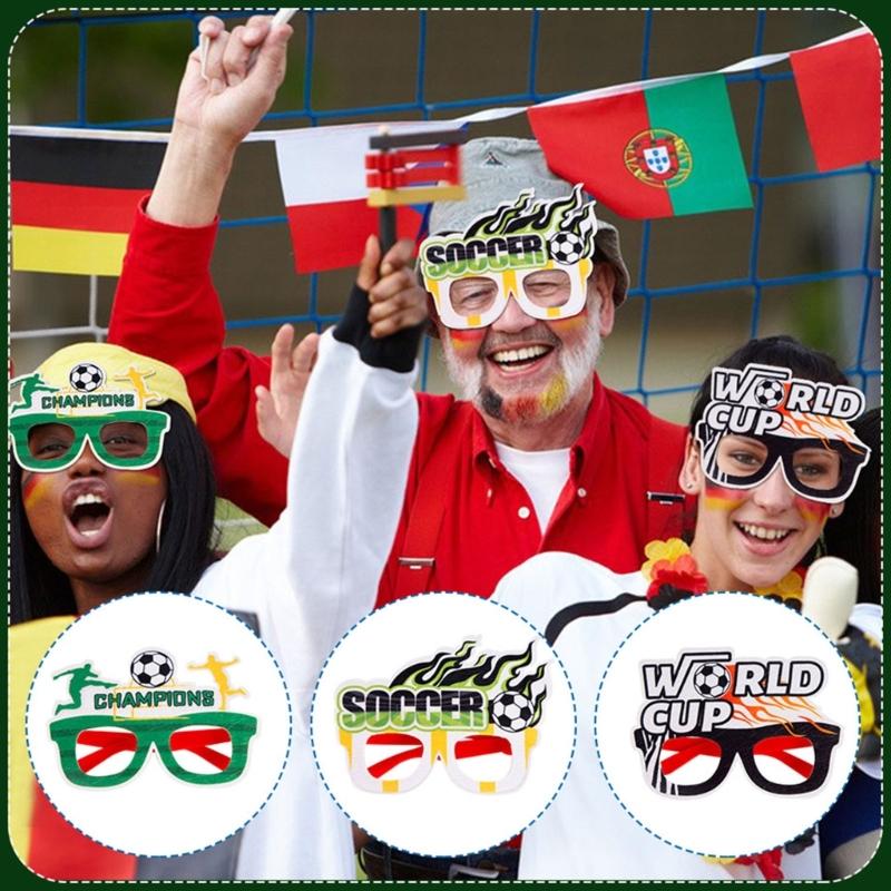 Pack Of 12 Football Themed Glasses With Exciting Sports Designs For Group Activities And functions