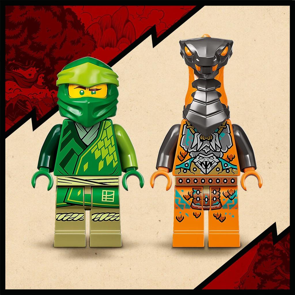 LEGO Ninjago Costum Mech Ninja al lui Lloyd 71757, Jucărie, Blocuri de Construcție, Cadou, Robot, Ninja, Băieți, Peste 4 Ani