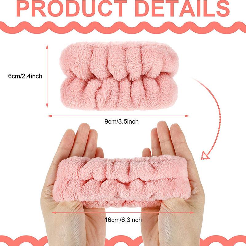 Handgelenk-Waschband Mikrofaser Handgelenk-Waschhandtuchband Armband Scrunchies Zum Gesichtwaschen Saugfähiges Handgelenk-Schweißband Für Damen Stirnband Qualität