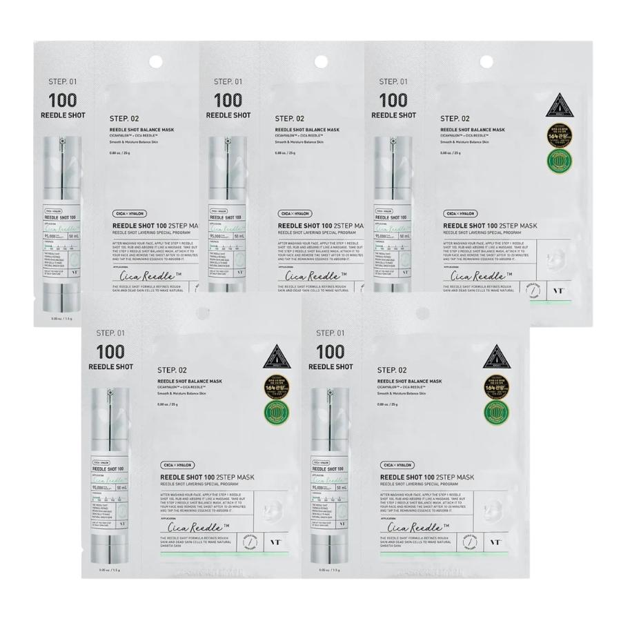 VT PDRN Reedle Shot 100 2Step Mask Sheet 5ea
