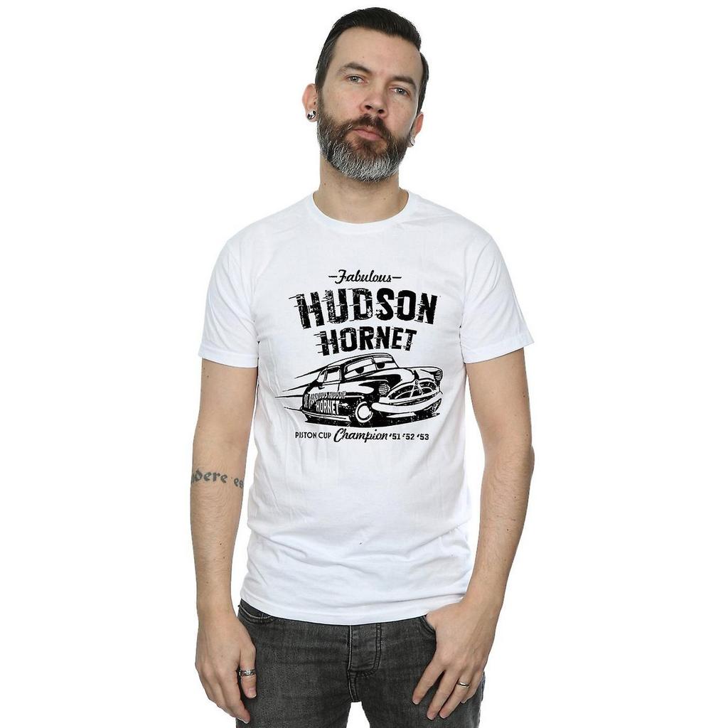 Cars Mens Hudson Hornet Cotton T-Shirt