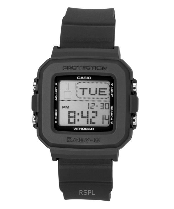 

Casio Жіночий цифровий годинник Baby-G Plus зі смоляним ремінцем, кварцовий, BGD-10KH-2C, 100M, зі спеціальним тримачем чорний