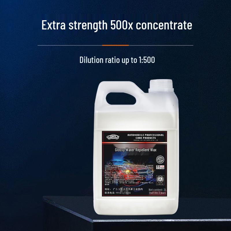 Water-Repellent Car Polish: Concentrated Wax for Anti-Fouling, Dust-Resistant, and Waterproof Shine.
