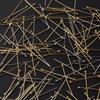 100PCS 0.6mm Thin Wire Jewelry Making Pins Gold Plated Jewelry Ball Pins Head Needle  Accessories
