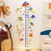 Kids Height Measure Wall Sticker UFO Rocket Monkey Height Charts Wall Sticker Nursey Decor Wallpaper Children Bedroom Decoration