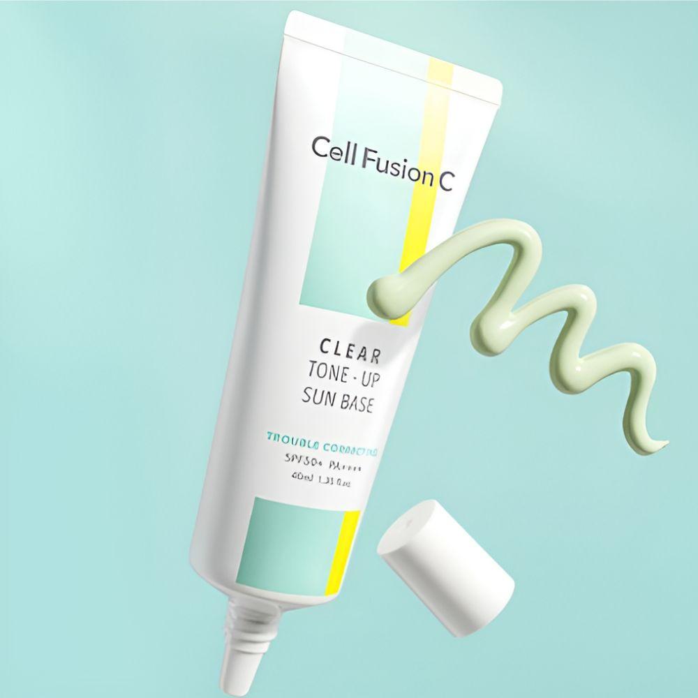 Cell Fusion C Clear Tone-Up Sun Base SPF50+ PA++++ Brightening Makeup Base Sunscreen 40ml