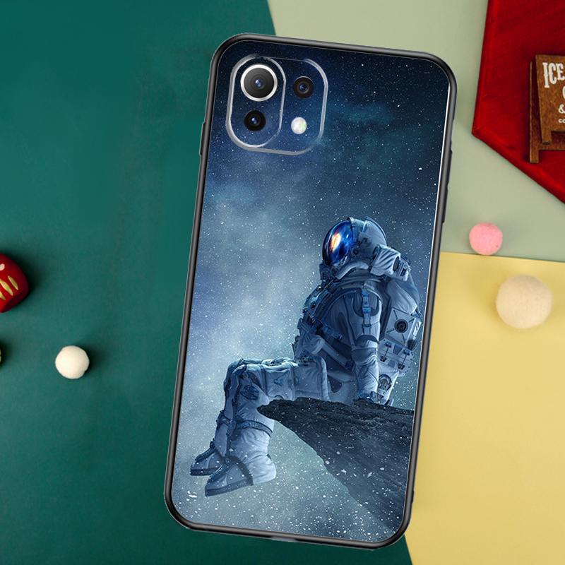 Cartoon Space Astronaut Case For Xiaomi 13 14 15 Ultra 11T 12T 13T 14T Pro POCO X7 Pro X3 X5 F5 F6 M6 X6 Pro Cover