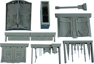 IRIS Lockheed Starfighter Landing Gear Hangar Plastic Model Parts ARS2289 1/32 TF-104G/CF-104D/F-104DJ/F (for Italeri) (Aircraft)