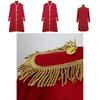 Cotton Fabric Pirate King Luffy Cosplay Costume Captain's Style With Hooded Cape And Straw Hat