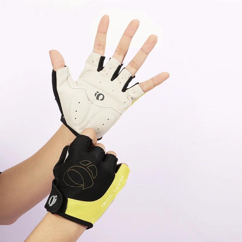 1 Paar Reithandschuhe Haushalt Stoßdämpfende Halbfingerhandschuhe Mountainbike Stoßdämpfende Handschuhe Outdoor Sportausrüstung