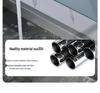 304 Stainless Steel Rotating Shower & Bathtub Faucet, Hot/Cold, Wall-Mounted, Concealed Installation.