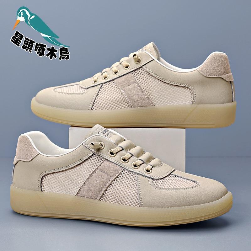 

2025 summer new shoes casual beach shoes mesh breathable soft sole sports casual shoes beef tendon sole 38