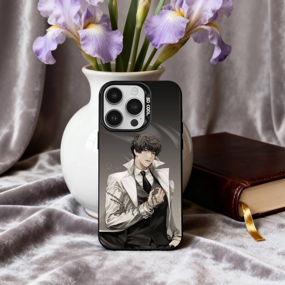 O-Omniscient-T R-ReaderS V-Viewpoint Phone Case For iPhone17,16,15,14,13,12,11 Plus,Pro Max Candy Silver Plated Inside Cover