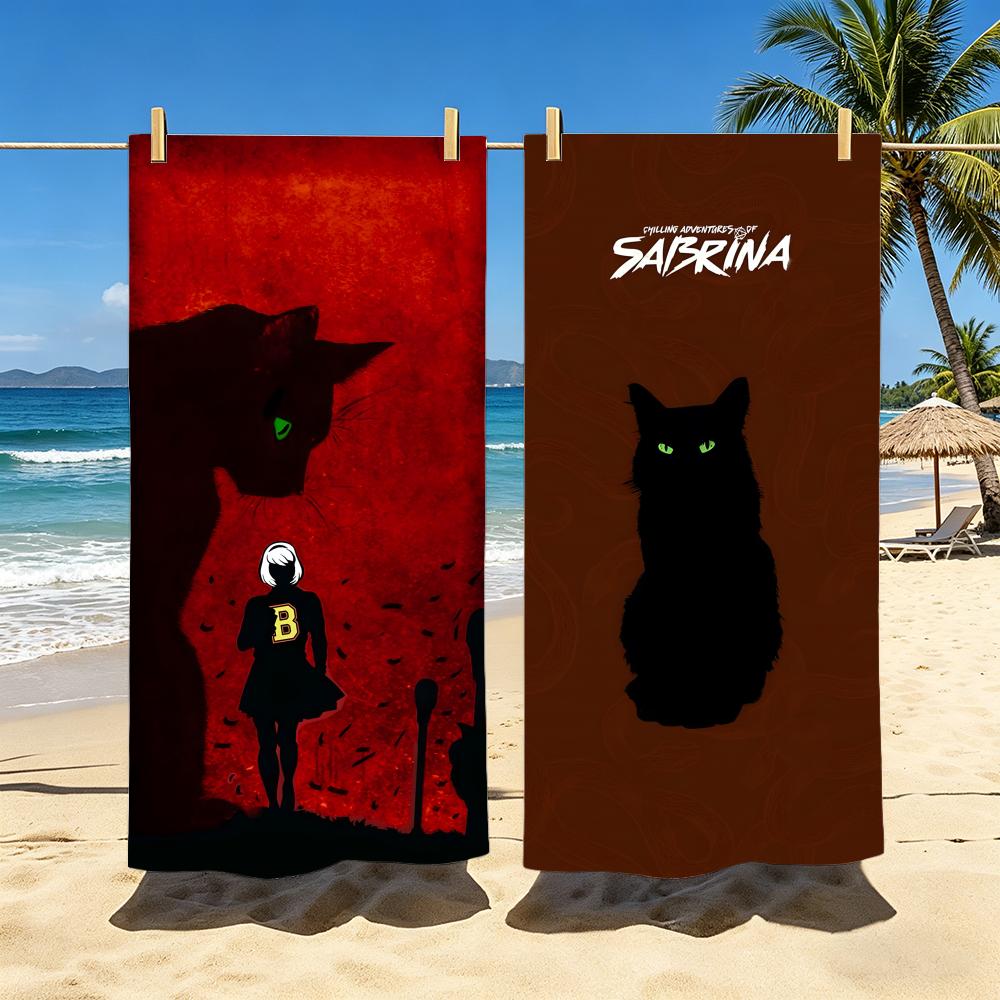 S-Sabrina Towel Towel Soft Pool Gift For Travel Gym Shower Camping Quick Dry Sports Large Beach Towels