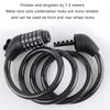 Fashion Folded Bike Lock Multifunction Zincs Alloys Bike Lock Student Bike Lock for Outdoor Lover