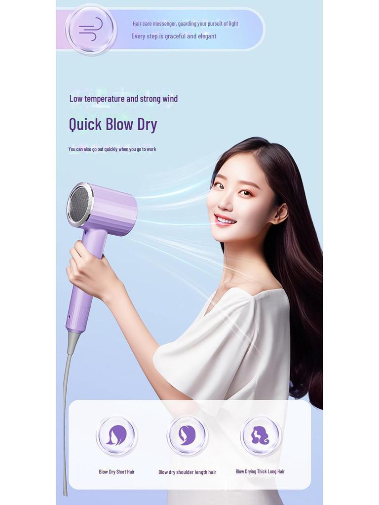 High-Power Home Salon Hair Dryer with Hot & Cold Settings