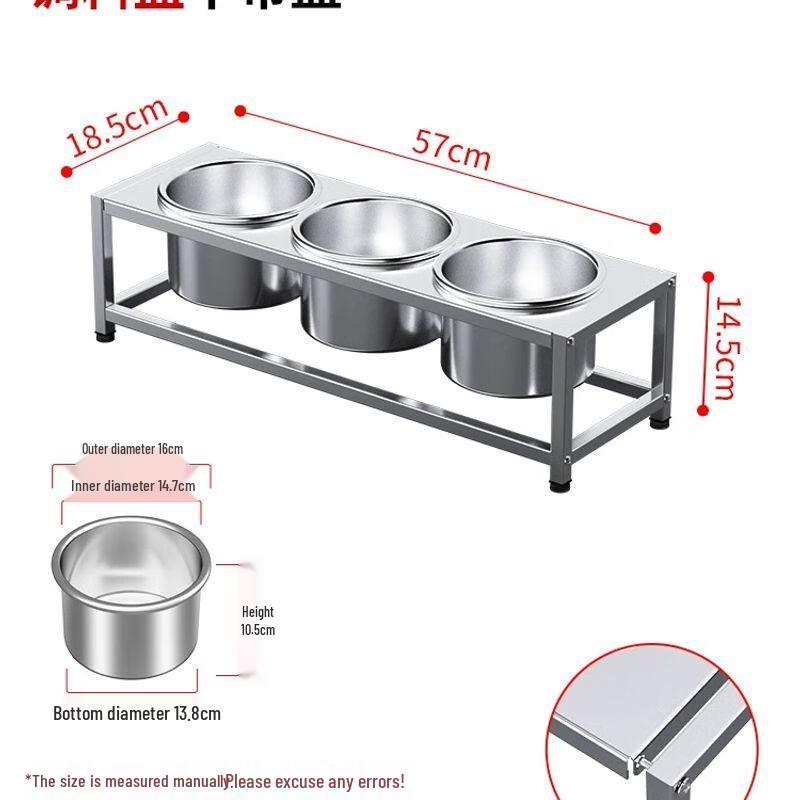 Commercial Stainless Steel Multi-Layer Condiment Organizer