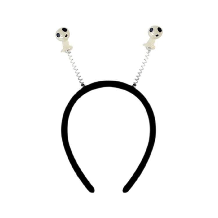 

Light Up Fluorescence Hairband Glowing The Dark Hairhoop For Cosplay Theme Party Dressingup Halloween Head Accessory