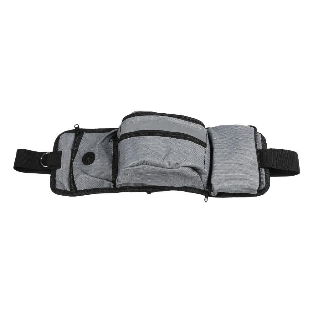 Adjustable Strap Pet Training Waist Bag Dog Walking Fanny Pack Outside Fitness Activity