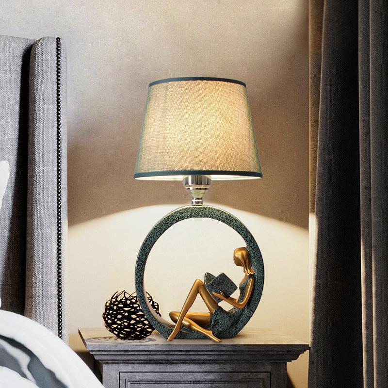 Table lamp bedroom bedside table creative romantic warm dimmable personality