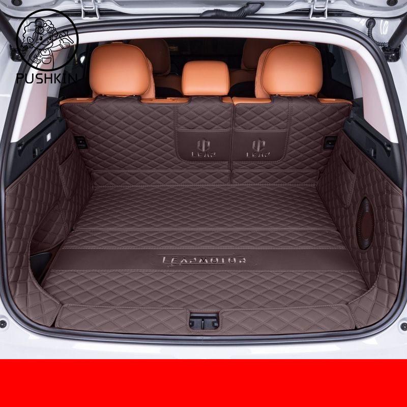 For Leapmotor C10 2024 2025 2026Car Trunk Mats Leather Durable Cargo Liner Boot Special Dedicated Surrounded Carpets Accessories