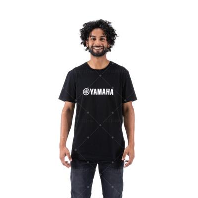 Genuine Yamaha RV T-SHIRT SS MEN PRETORIA Black Motorcycle Tops Fashion Street Sports Short Sleeves Women High Quality Crew Neck