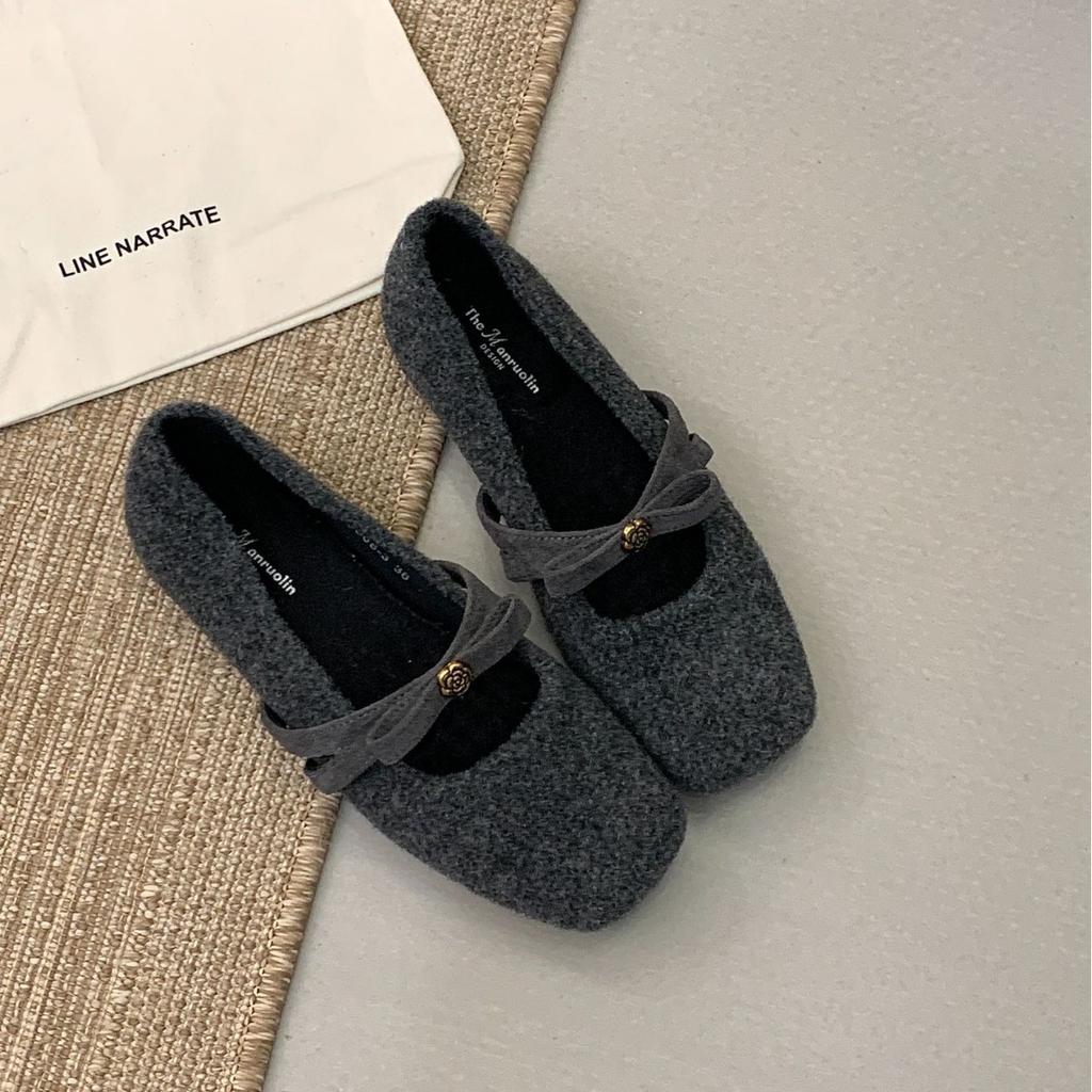 2025 Autumn New Pointed Head with Bow Inner Height Commuting Temperament Women's Single Shoes